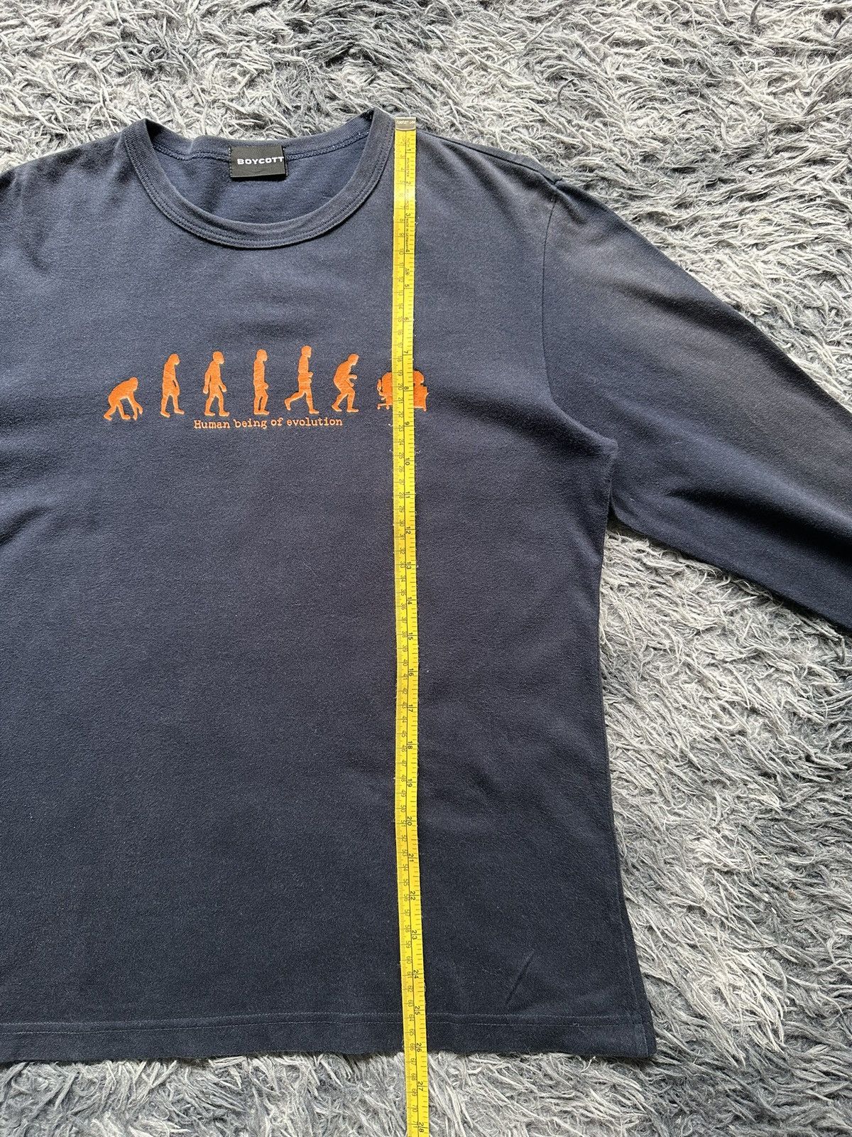 Boycott 90's Boycott '' Human being of Revolution " sun faded Size US M / EU 48-50 / 2 - 6 Thumbnail