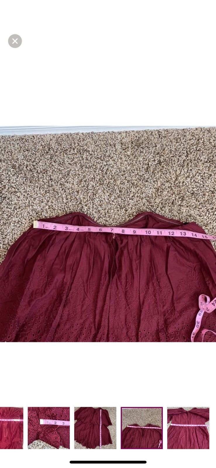 H&M H &‎ M strapless romper women’s size 8 Size 30" / US 8 / IT 44 - 7 Thumbnail