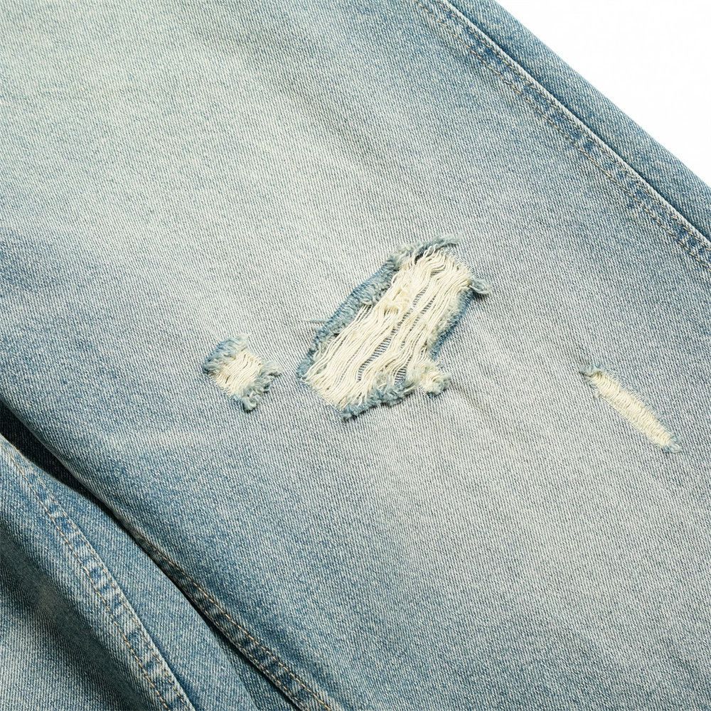 Vintage Men's loose wide-leg straight washed gradient jeans Size US 32 / EU 48 - 4 Thumbnail