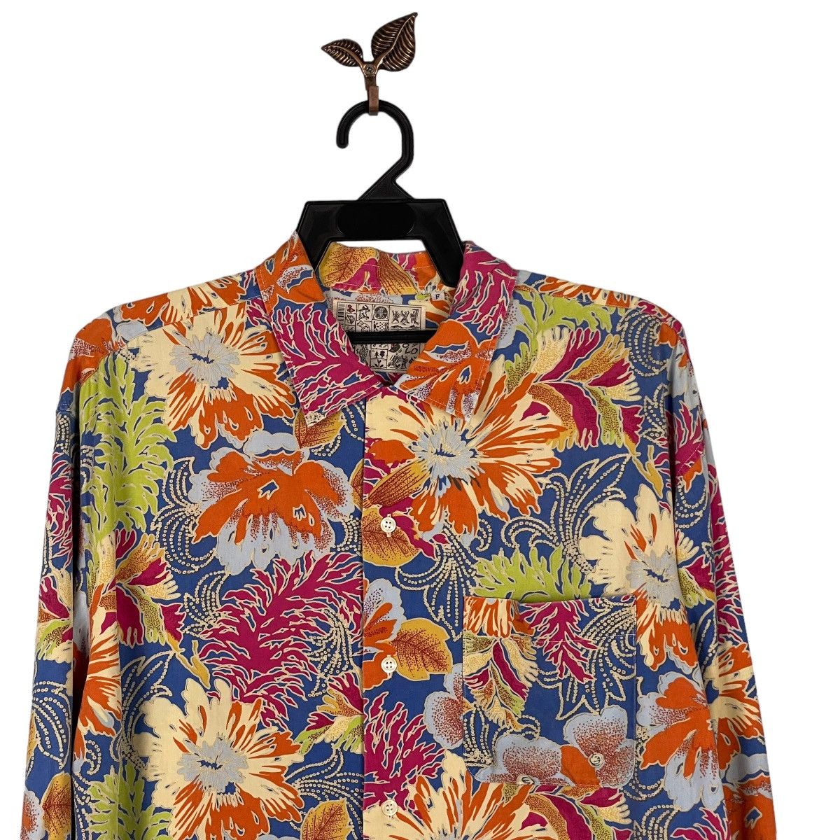 Japanese Brand 🔥LAST PRICE🔥 Vintage Japanese Gigolo Floral Shirt Size US L / EU 52-54 / 3 - 3 Thumbnail