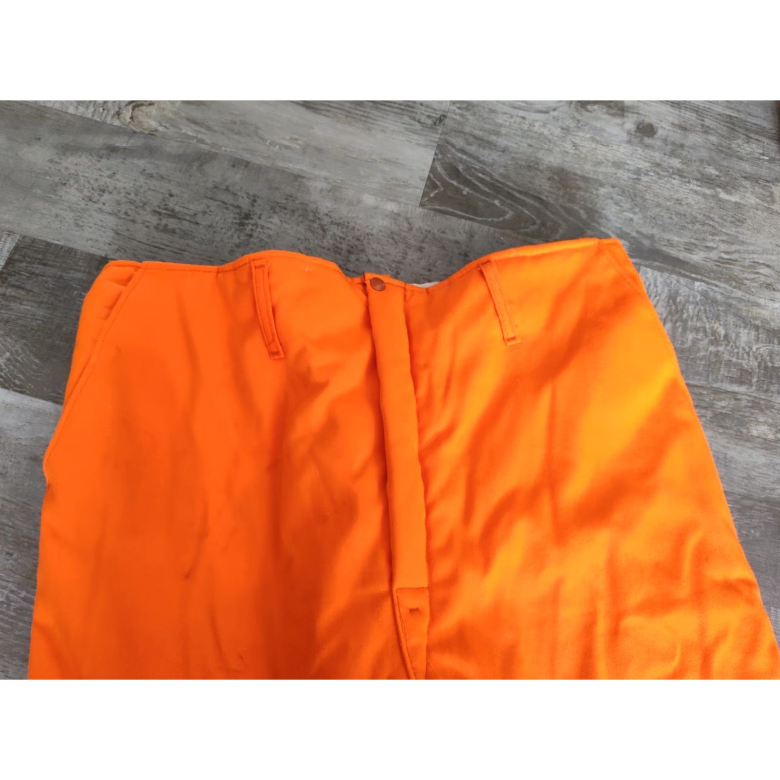 Vintage VINTAGE Insulated Hunting Pants Blaze Orange Quilt Lined XL (42x29) Mens Outdoor Workwear Size US 36 / EU 52 - 7 Thumbnail