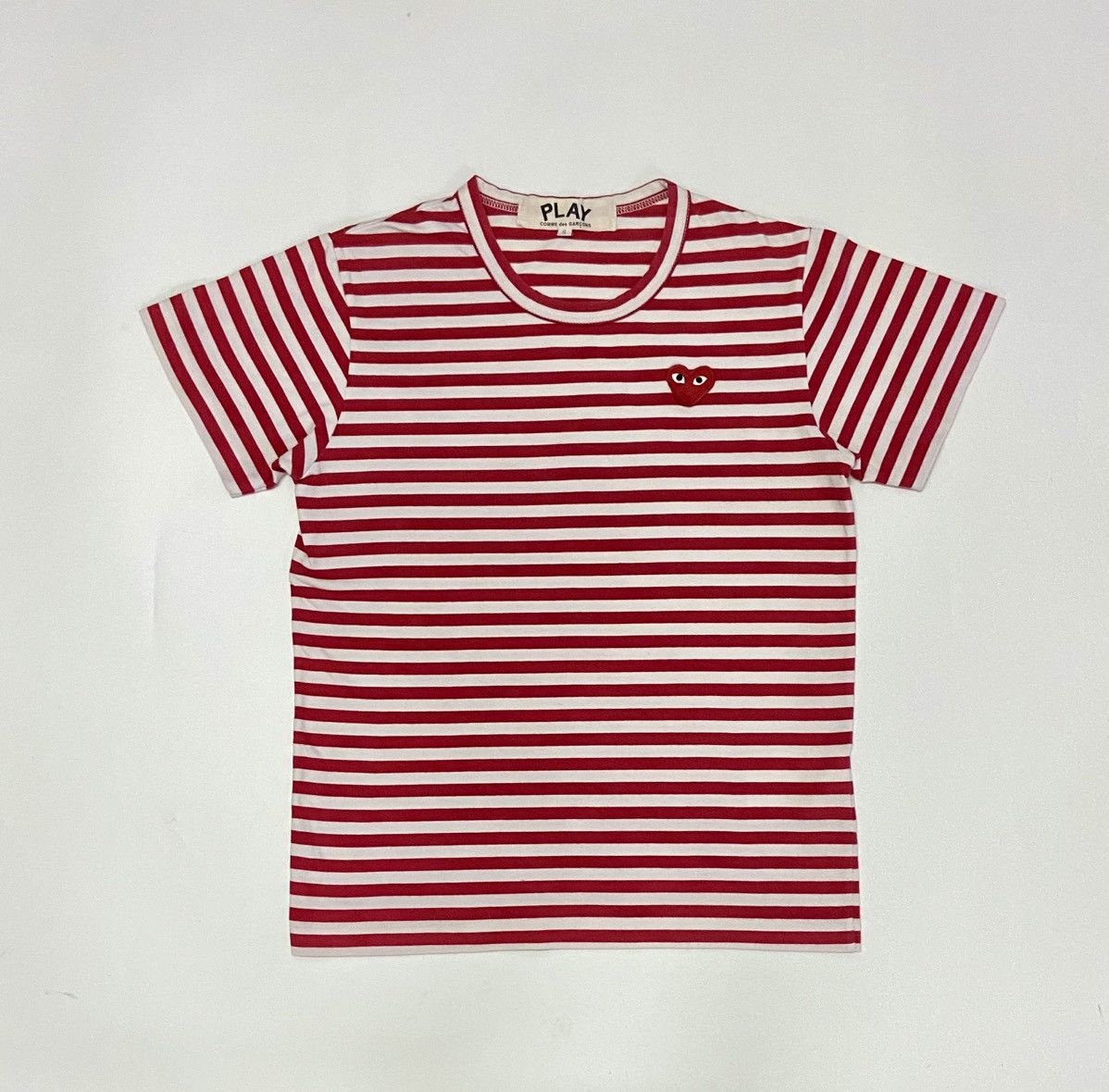Comme des Garcons COMME DES GARCONS PLAY STRIPE TEE Size US S / EU 44-46 / 1 - 1 Thumbnail