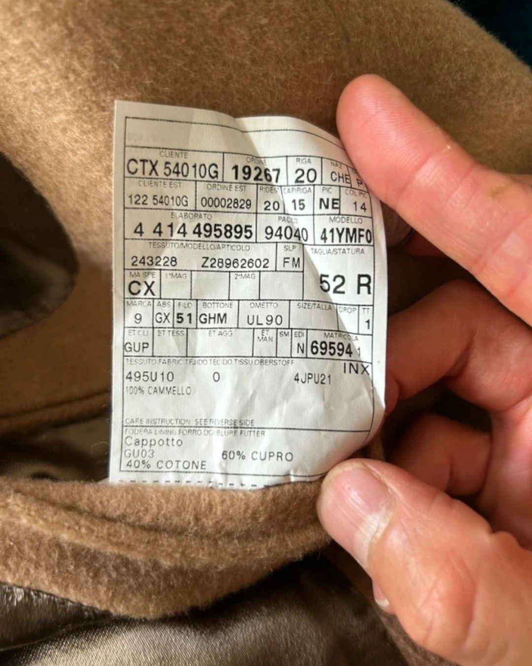 Gucci CAMEL HAIR WOOL COAT BY TOM FORD Size US L / EU 52-54 / 3 - 4 Thumbnail