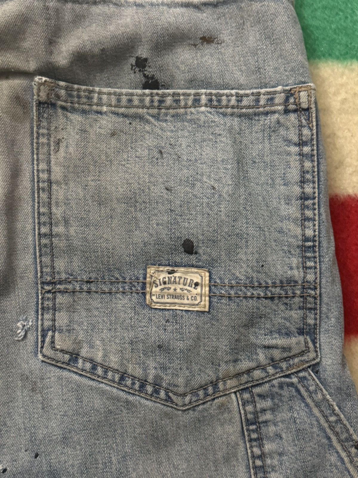 Levi's Levi’s Painter Paint Splatter Helmut Lang Style Mud Jeans Size US 34 / EU 50 - 9 Thumbnail