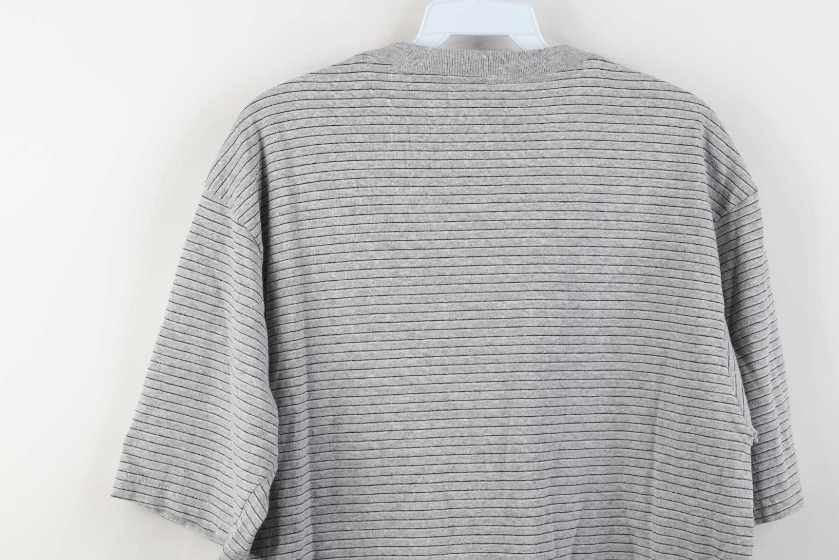 Vintage Vintage 90s Streetwear Striped Short Sleeve T-Shirt Gray Size US M / EU 48-50 / 2 - 7 Thumbnail