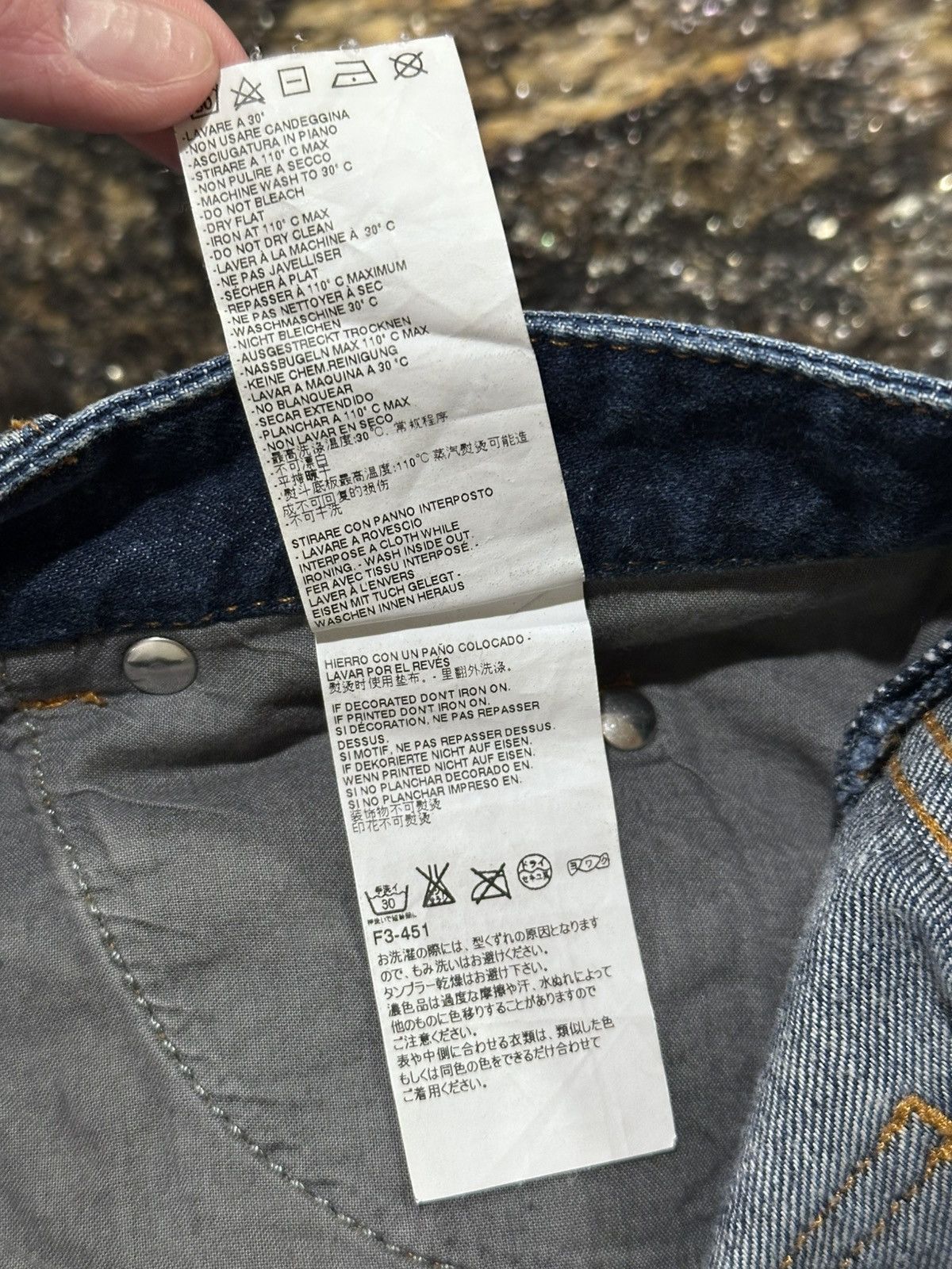 Maison Margiela Maison Margiela FW15 Pilled Distressed Blue Denim Jeans Size US 34 / EU 50 - 13 Thumbnail