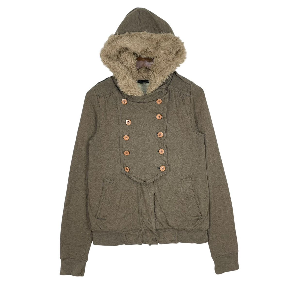 Marc Jacobs Vintage Marc Jacobs Faux Fur Hooded Jacket - Women's Size S Size S / US 4 / IT 40 - 1 Thumbnail