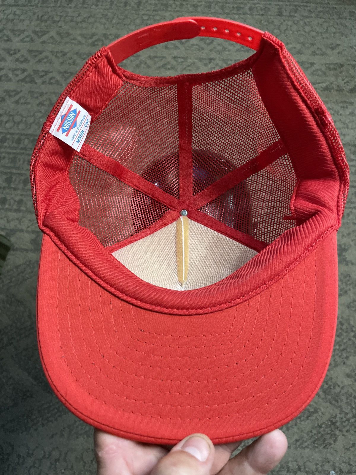 Nissan × Vintage FARMALL super M-TA 1981 vintage trucker hat cap SnapBack 🇺🇸 🔥 Size ONE SIZE - 11 Thumbnail
