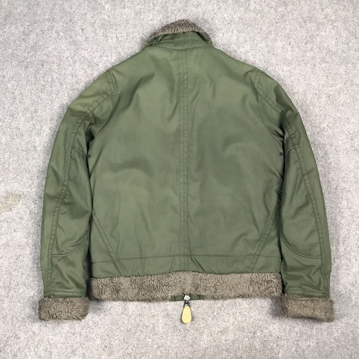 Diesel × Japanese Brand DIESEL MILITARY STYLE BOMBER ZIPPER JACKET Size US S / EU 44-46 / 1 - 9 Thumbnail