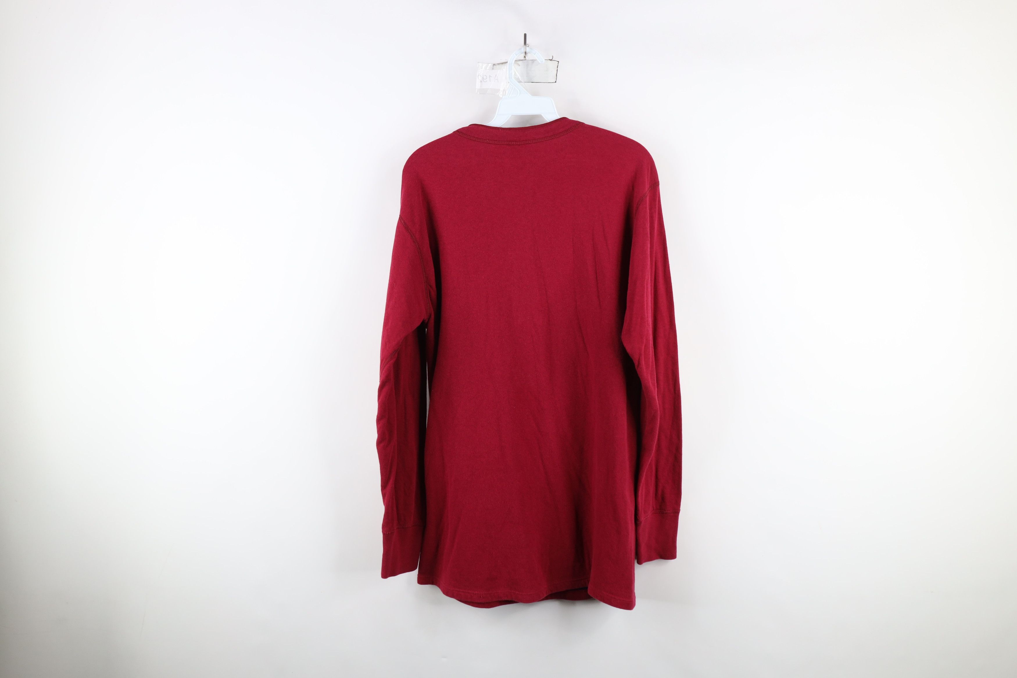 Vintage Vintage 90s Streetwear Wool Blend Thermal Henley T-Shirt USA Size US M / EU 48-50 / 2 - 9 Thumbnail
