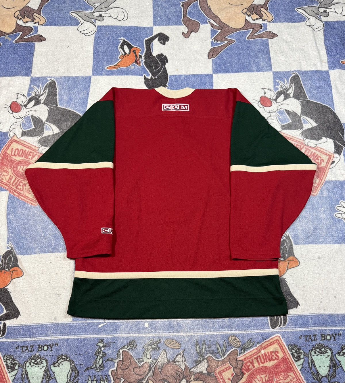 Ccm Vintage Minnesota Wild jersey Size US XL / EU 56 / 4 - 4 Thumbnail