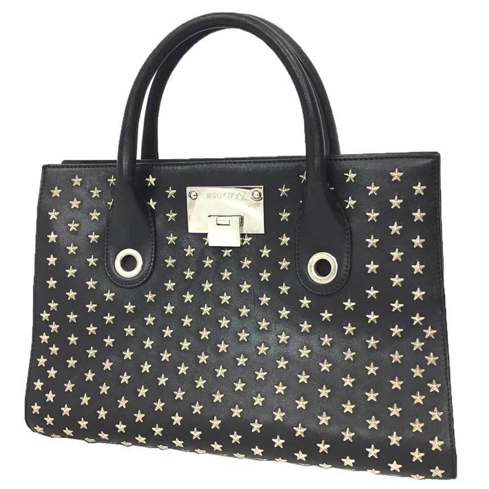 Jimmy Choo JIMMY CHOO Riley tote bag in black with star studs. This Jimmy Choo is perfect for women. Size ONE SIZE - 1 Thumbnail
