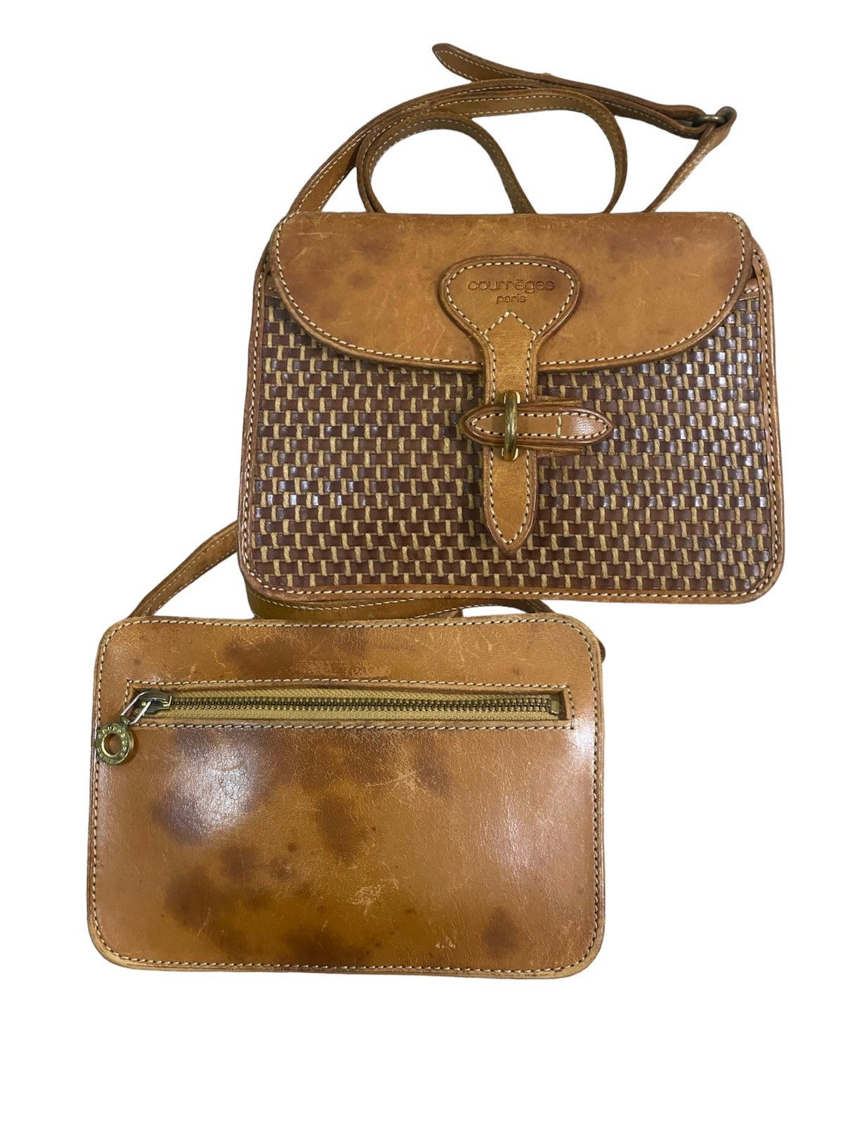 Andre Courreges × Courreges Vintage Mini Box Courreges Crossbody Sling Bag Size ONE SIZE - 3 Thumbnail