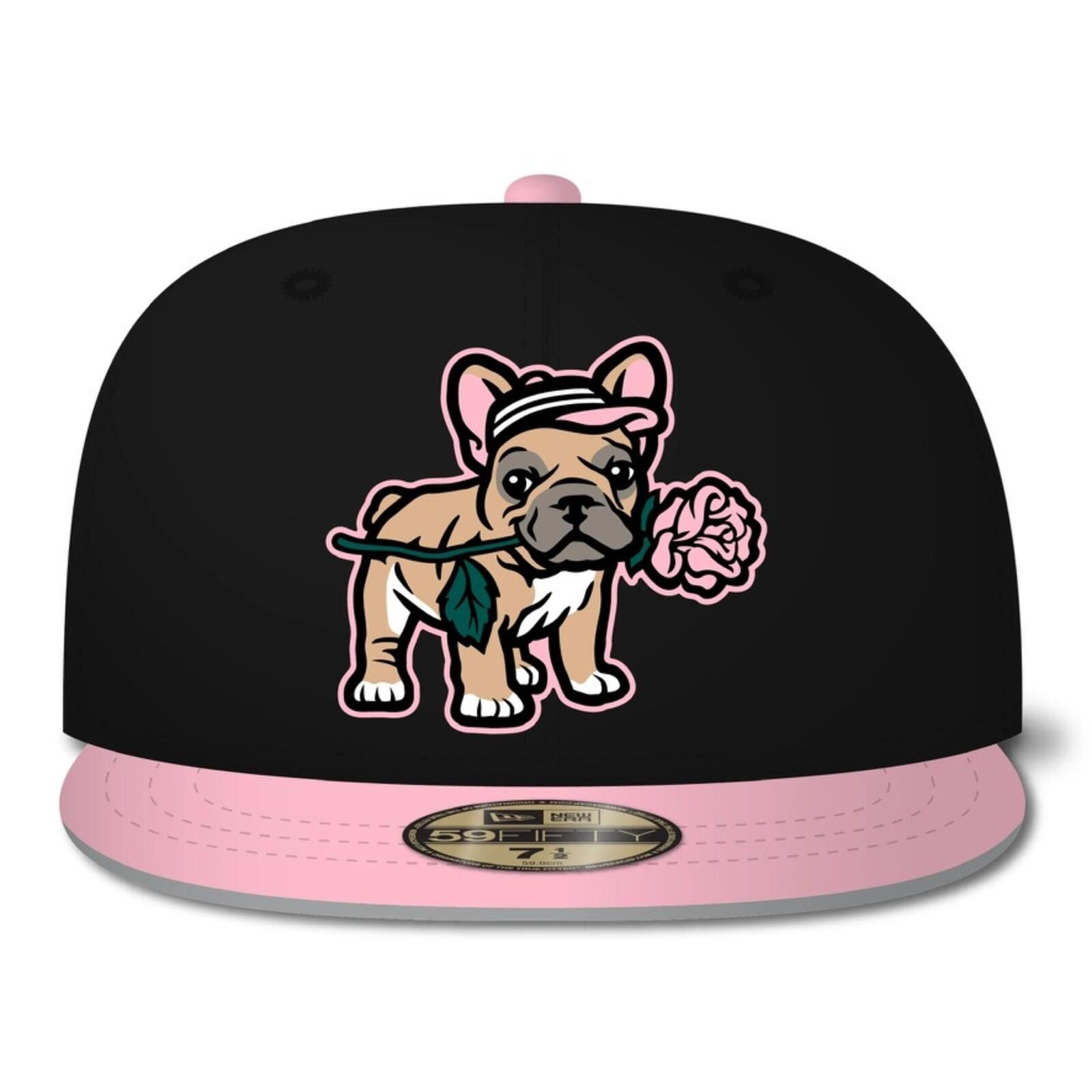 New Era New Era x The Clink Room Pink Frenchie 59FIFTY Hat Club Exc. Size ONE SIZE - 1 Thumbnail