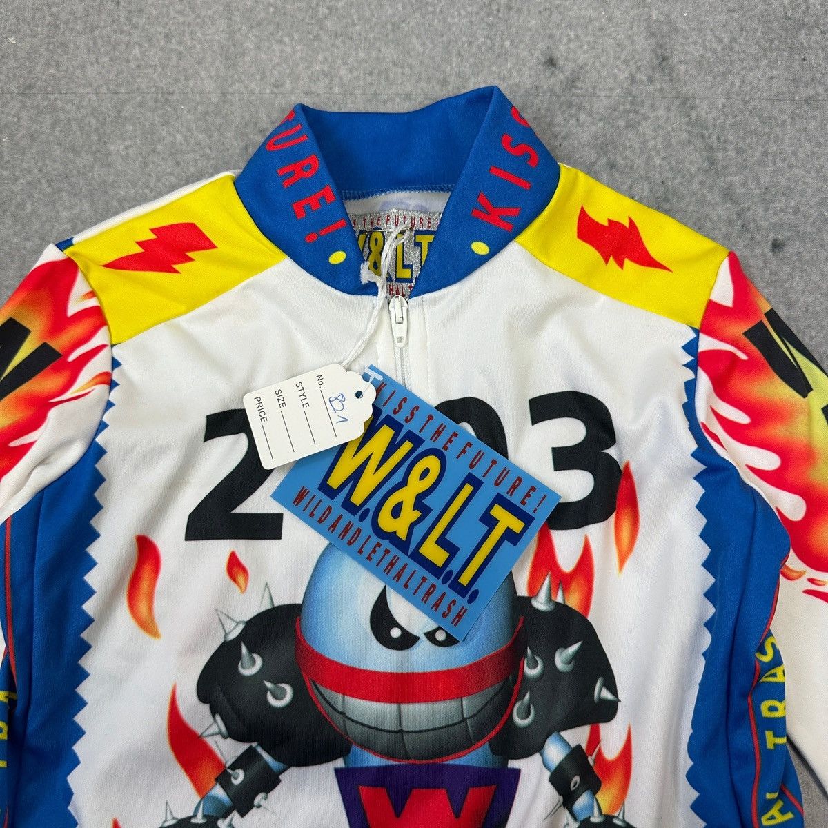 Walter Van Beirendonck W&LT Walter Van Beirendonck Puk Puk 2003 Cycling Jersey 104 Size US XXS / EU 40 - 4 Thumbnail