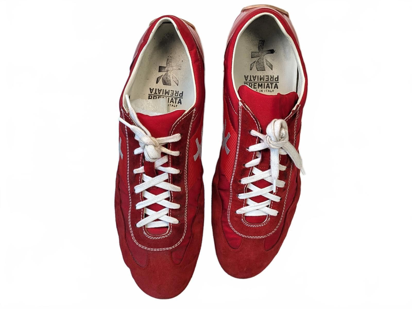 Premiata Premiata Italy Men Sneaker Driving Shoes Blood Red Suede 11 Size US 11 / EU 44 - 5 Thumbnail