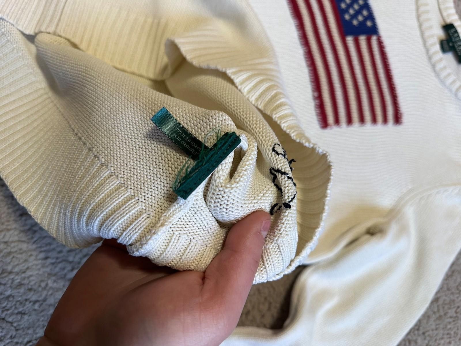 Polo Ralph Lauren Polo Ralph Lauren Womens White Jumper Sweater American Flag Size M / US 6-8 / IT 42-44 - 6 Thumbnail