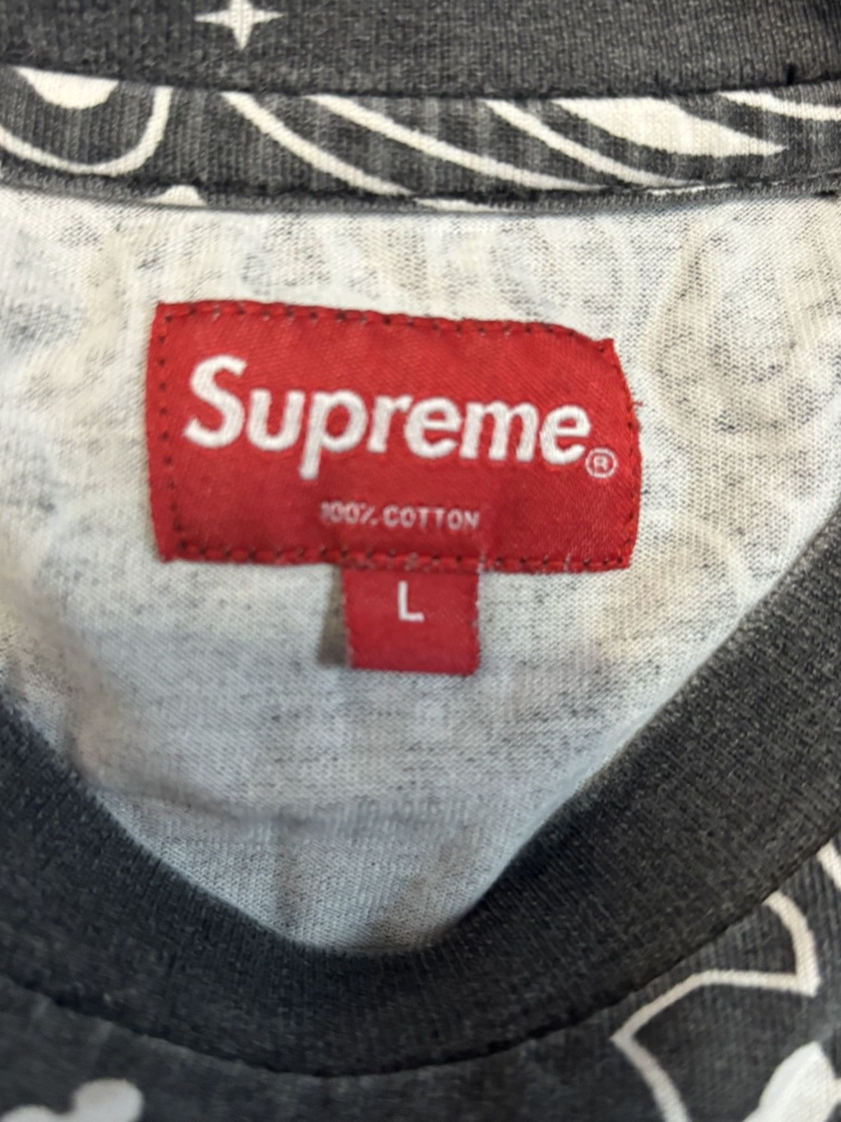 Supreme Supreme Bandanna Tee Size US L / EU 52-54 / 3 - 4 Thumbnail