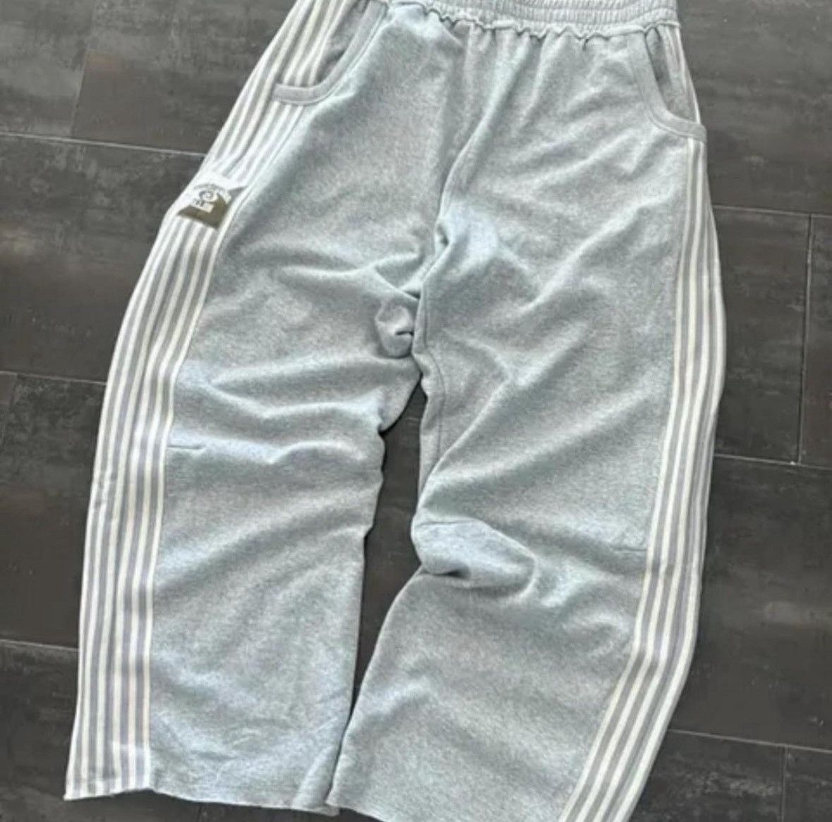Hysteric Glamour Striped Grey Baggy Sweatpants Size US 30 / EU 46 - 1 Preview
