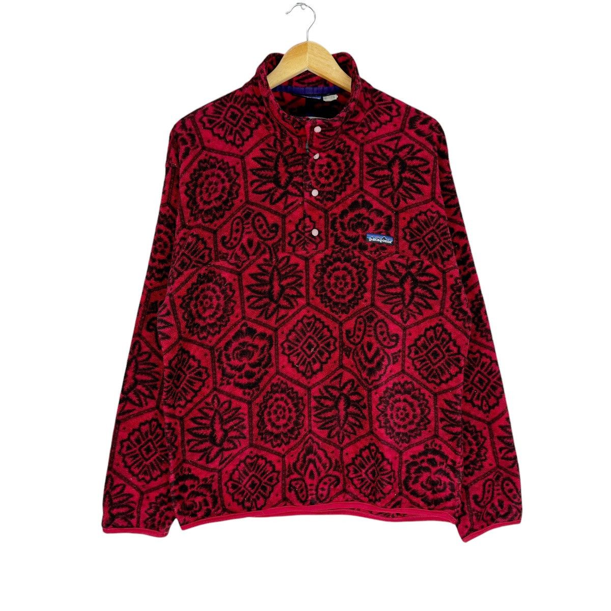 Patagonia 🔥PATAGONIA PAISLEY GRAPHIC SNAP BUTTON FLEECE SWEATER Size US M / EU 48-50 / 2 - 3 Thumbnail