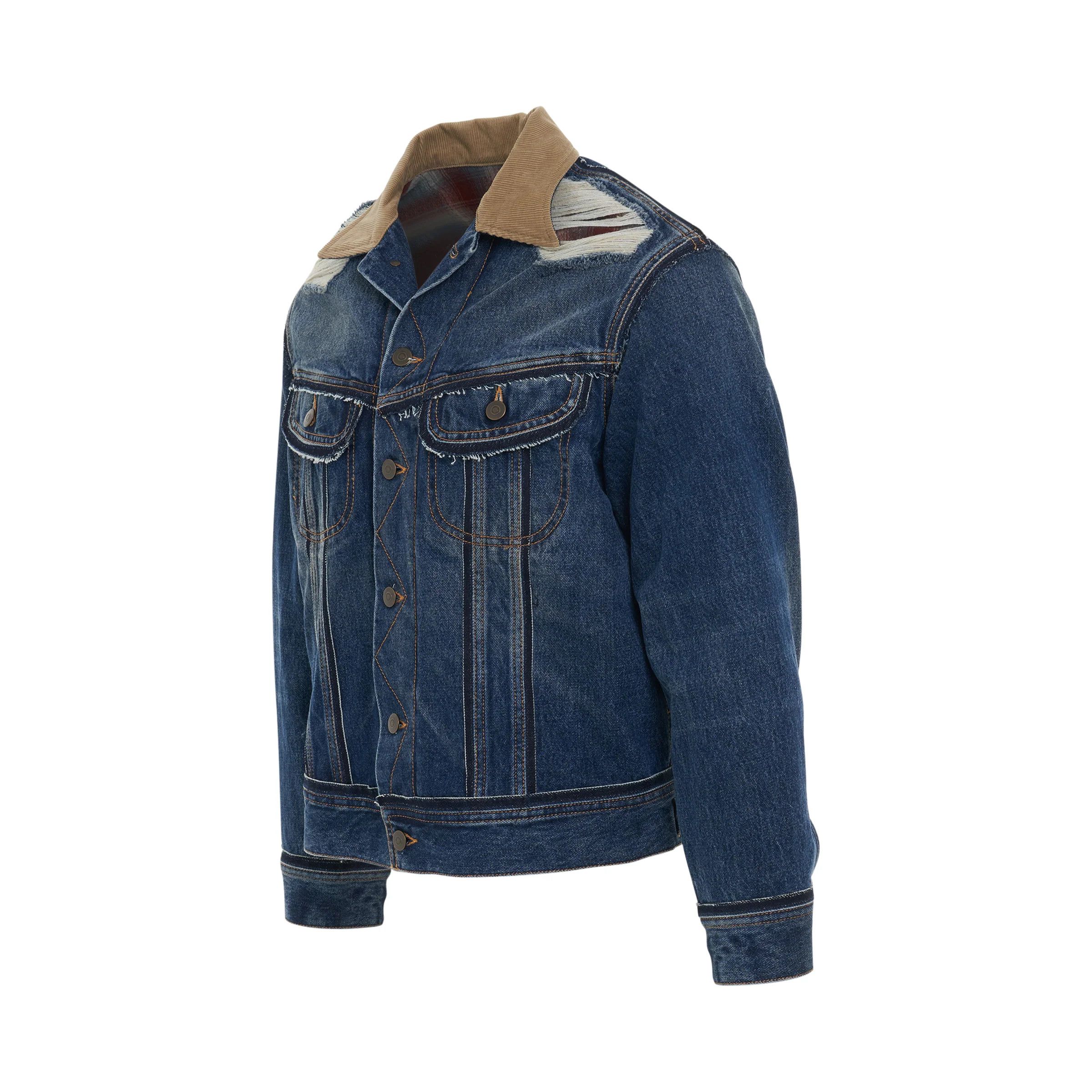 Maison Margiela o1mris0824 Denim Jacket in Indigo Size US M / EU 48-50 / 2 - 1 Thumbnail