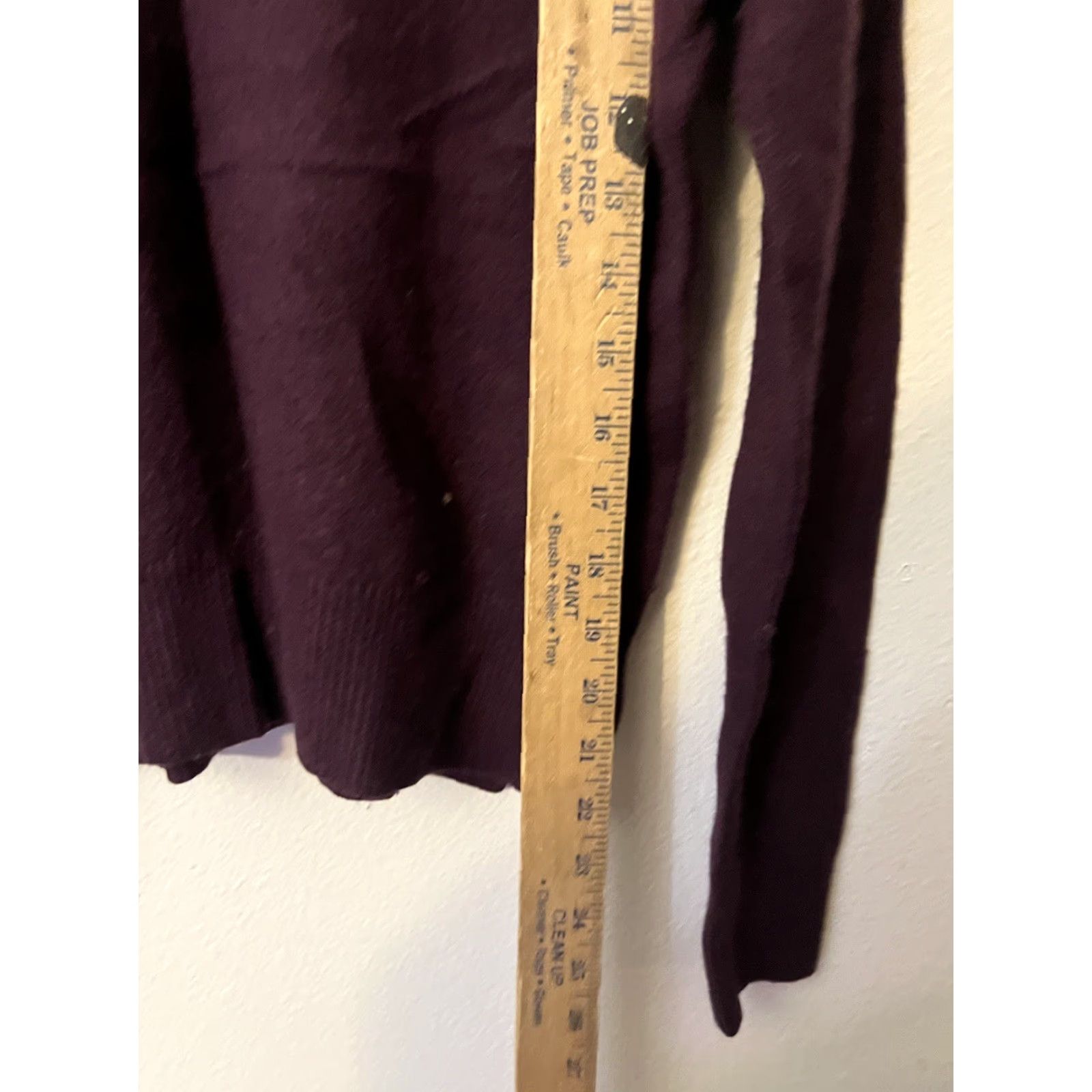 Loft LOFT Women Sweater Maroon Solid Size Large Boat Neck Pullover Knit Long Sleeve Casual Women's Pullover Modern Classic Fall Winter Size L / US 10 / IT 46 - 4 Thumbnail
