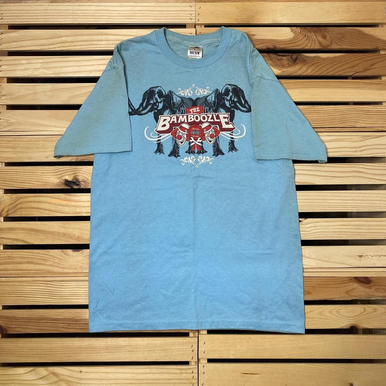 Fruit Of The Loom Vintage The Bamboozle 2007 Blue Y2K Concert Tee Size Medium Size US M / EU 48-50 / 2 - 1 Thumbnail