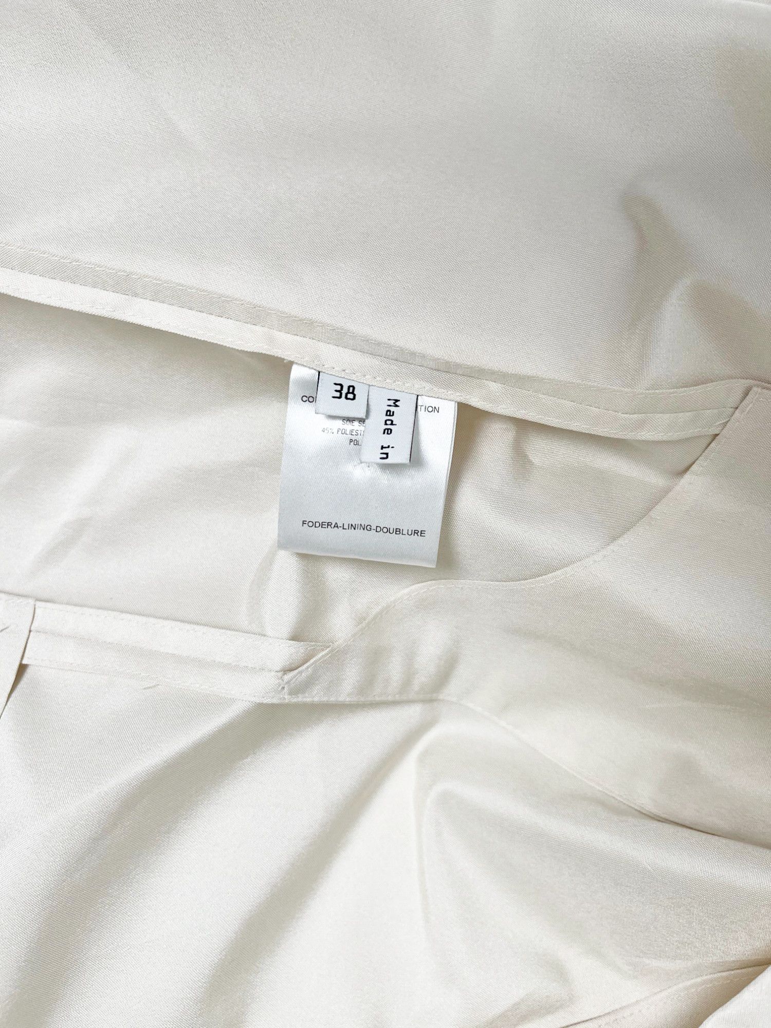 Balenciaga by Nicolas Ghesquière S/S 2009 Asymmetric White Kimono Size M / US 6-8 / IT 42-44 - 9 Thumbnail