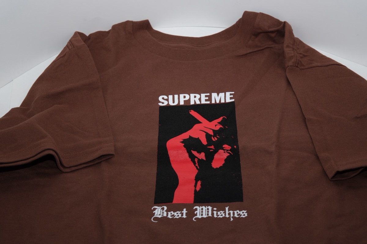 Supreme Tシャツ Wish teeブラウン XLサイズ Supreme Supreme Wish Tee Tshirt (Brown) SS26 Medium In Hand | Grailed