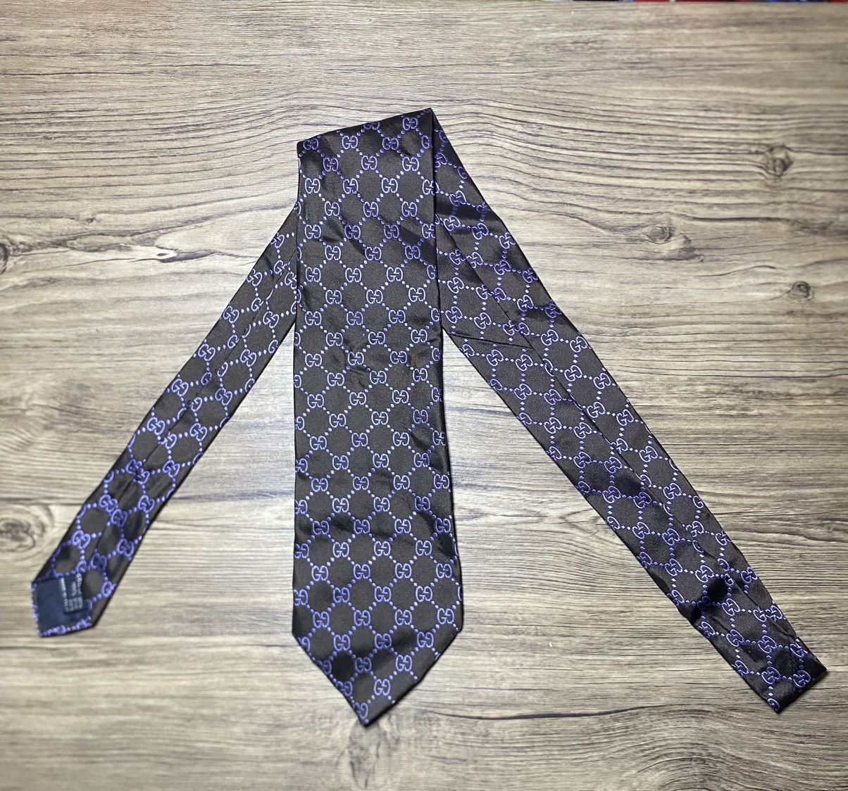 Gucci Gucci Mens GG Silk Tie Size ONE SIZE - 2 Thumbnail
