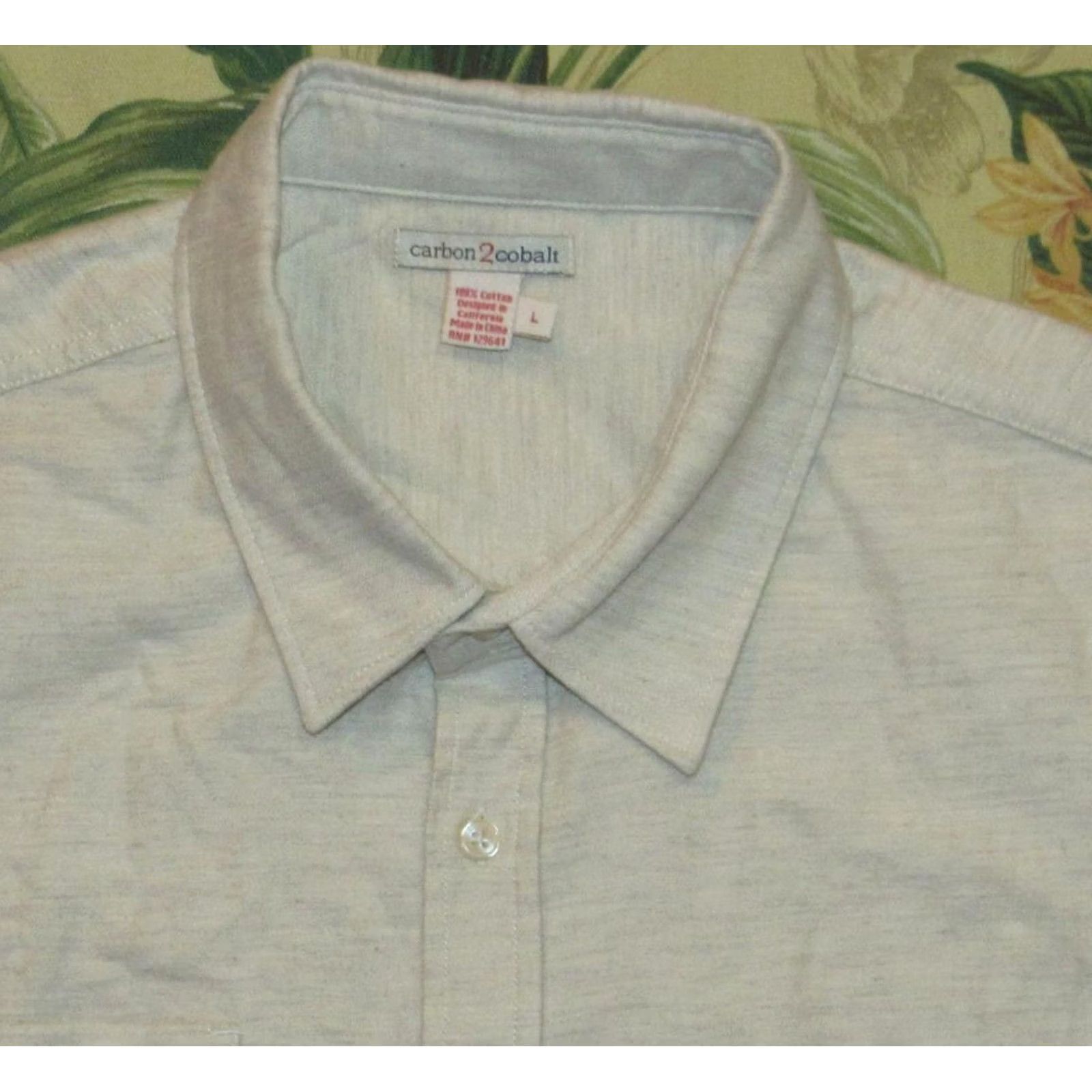 Carbon2Cobalt VINTAGE CARBON2COBALT Oatmeal Long Sleeve Button Down Shirt Large L Size US L / EU 52-54 / 3 - 2 Thumbnail