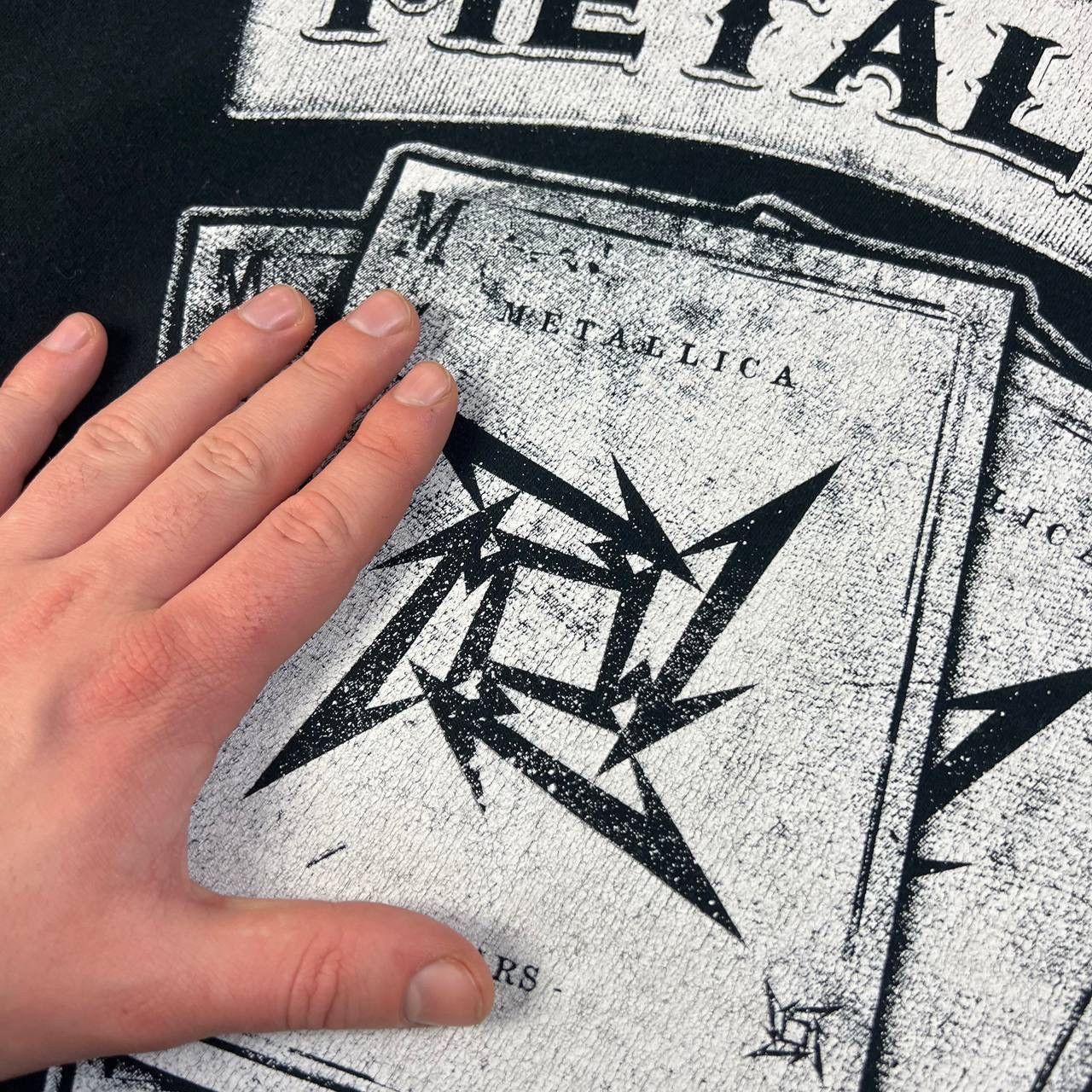 Metallica Metallica Vintage Y2K Big Logo Rock Band T-Shirt 1TS76 Size US XXL / EU 58 / 5 - 3 Thumbnail