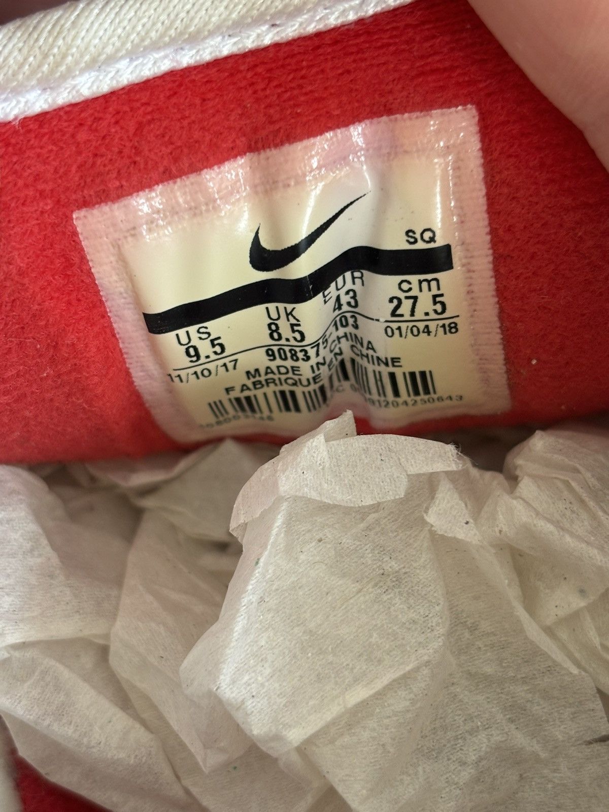 Nike Nike Air Max 1 Anniversary Red Size US 9.5 / EU 42-43 - 6 Thumbnail