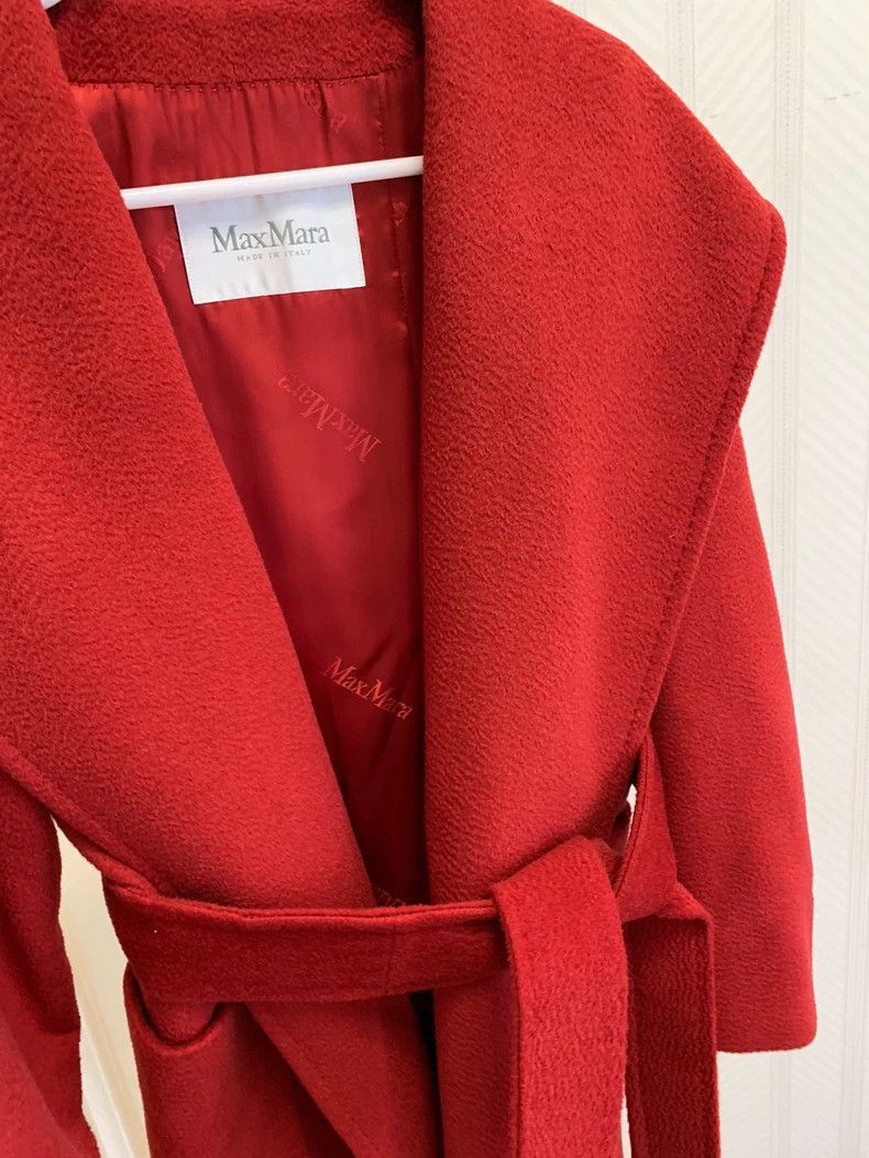 MaxMara Rialto Red Wool Coat-2508