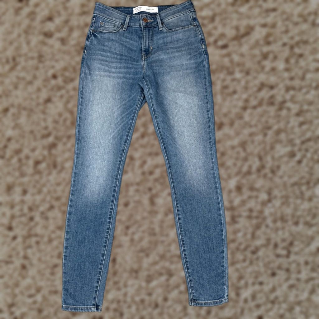 Levi's Levis Jeans Women 26 Blue Denim Mid Rise Skinny Signature Cotton Blend 26x28 Size 26" / US 2 / IT 38 - 1 Thumbnail
