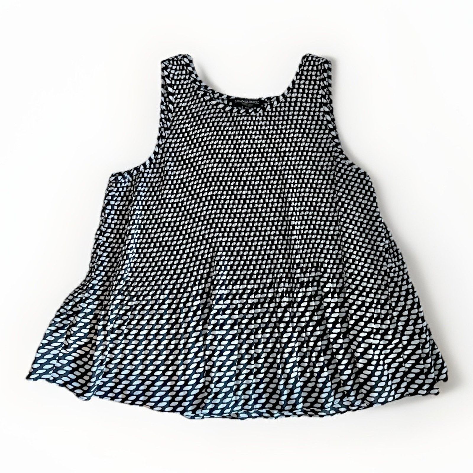 Banana Republic Banana Republic NWOT Tank Sleeveless Top Black Print XS Size XS / US 0-2 / IT 36-38 - 1 Thumbnail