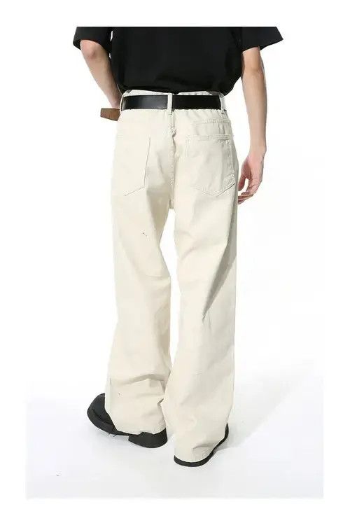 Jean White Wide Leg Baggy Denim Jeans Size US 30 / EU 46 - 7 Thumbnail