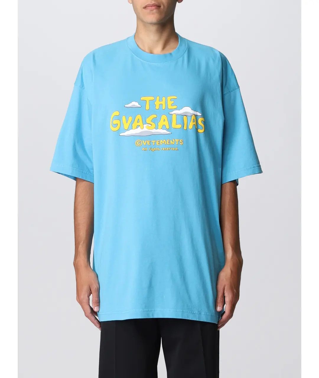Vetements o1y0924 T-Shirt in Blue Size US XS / EU 42 / 0 - 2 Thumbnail