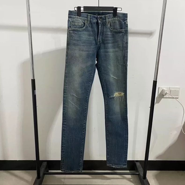 Saint Laurent Paris saint Laurent parisOne knee jeans 2503-Nextarrow Size US 29 - 1 Thumbnail