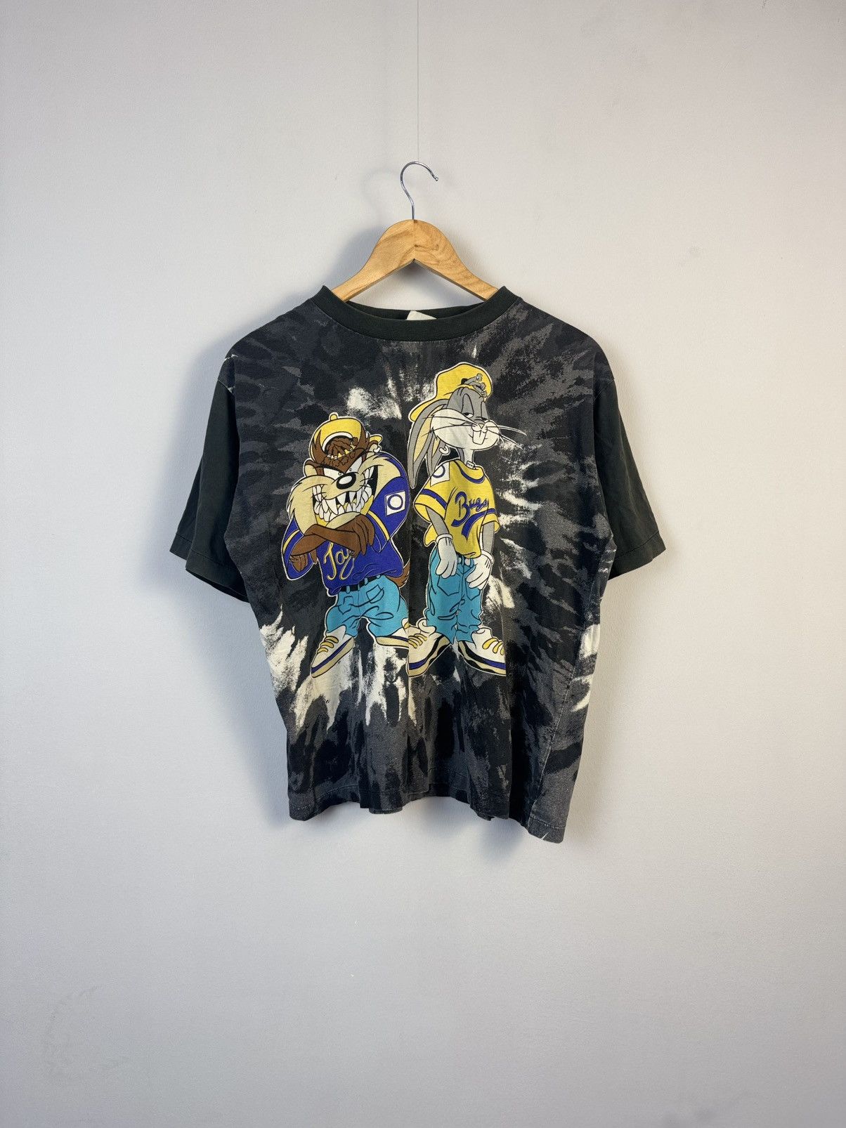 Cartoon Network × Vintage × Warner Bros Bugs Bunny & Taz Tasmanian devil t-shirt 1995 Size US S / EU 44-46 / 1 - 1 Thumbnail
