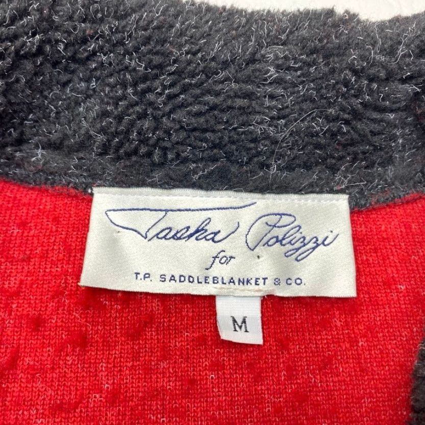 Vintage VTG Tasha Polizzi Fleece Jacket Womens Medium Flag T.P. Saddle Blanket USA MADE Size M / US 6-8 / IT 42-44 - 7 Thumbnail