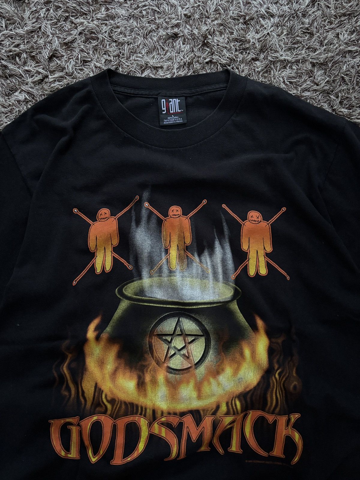 Band Tees × Vintage Vintage godsmack 1999 tees Size US L / EU 52-54 / 3 - 2 Thumbnail