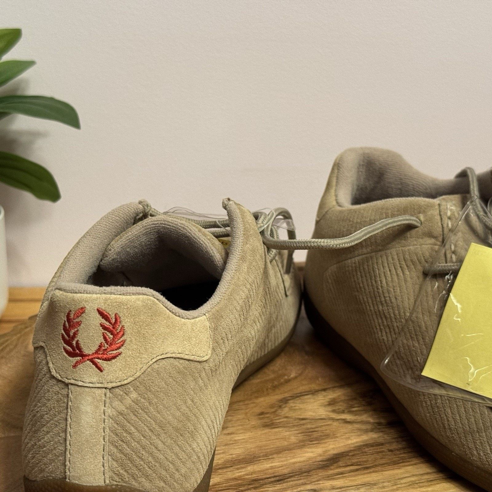 Fred Perry Fred Perry Clearcut Suede Shoes Sand Beige Men’s Size 8 Size US 8 / EU 41 - 6 Thumbnail