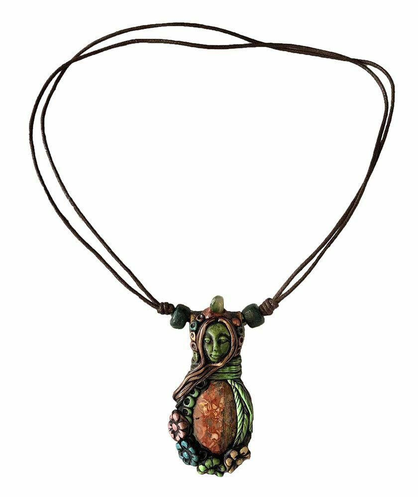 Designer New Brown Artisan Hand Made Necklace Size ONE SIZE - 1 Thumbnail