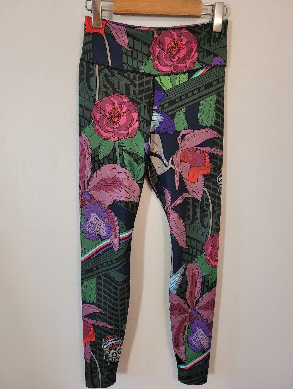 Nike Nike ONE Icon Clash Floral Training Running Legging - S Size 26" / US 2 / IT 38 - 2 Thumbnail