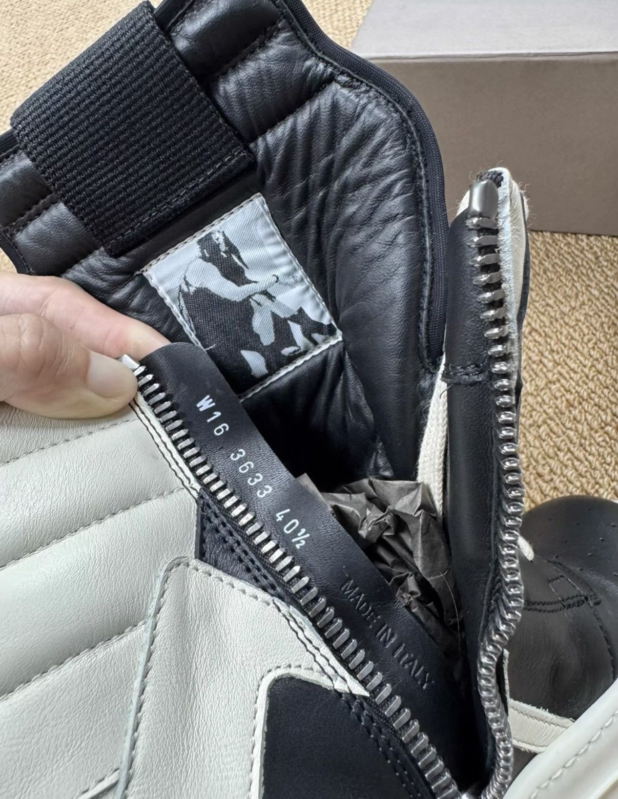 Rick Owens Rick Owens Main Line Geobasket K37 Size US 7.5 / EU 40-41 - 7 Thumbnail
