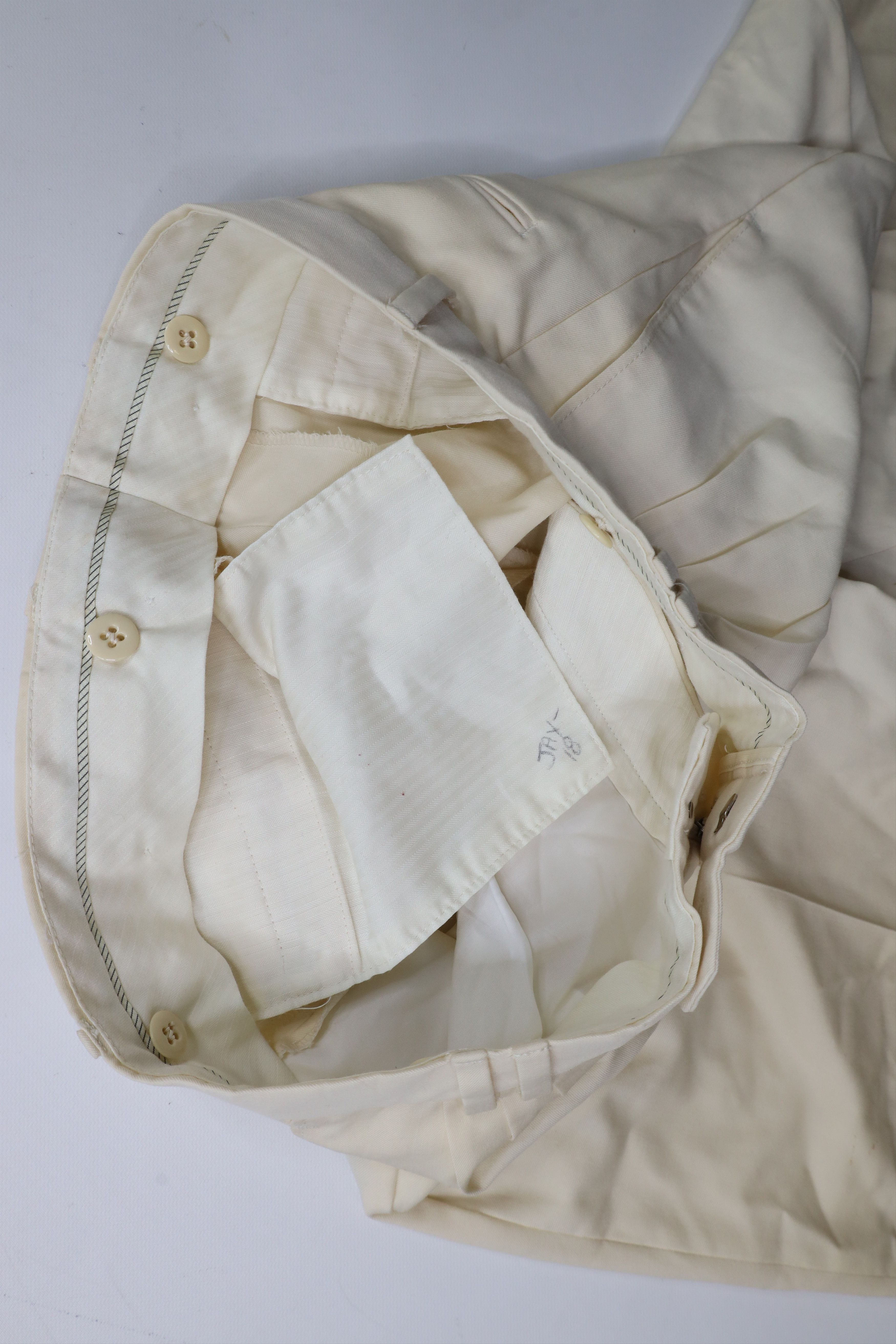 Vintage Vintage 90s Streetwear Cuffed Wide Leg Chino Pants Wool Size US 34 / EU 50 - 8 Thumbnail