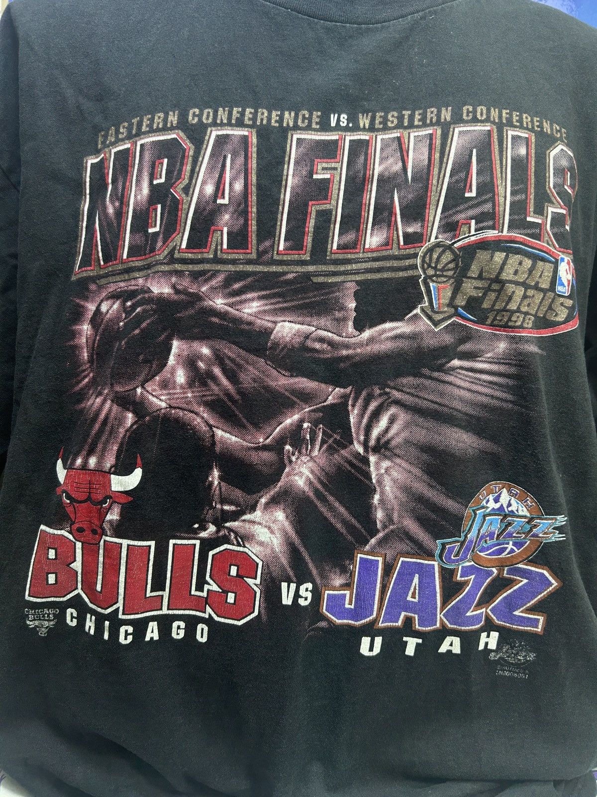 NBA Vintage NBA Finals 90s T-Shirt Size XL Size US XL / EU 56 / 4 - 2 Thumbnail