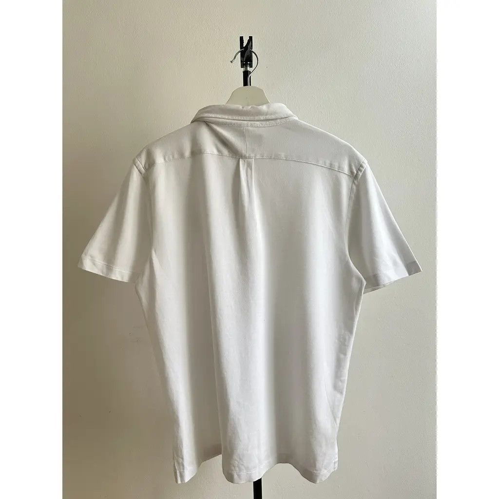 Polo Ralph Lauren Ralph Lauren White Knit Oxford Polo Shirt (Classic Logo) Size US M / EU 48-50 / 2 - 10 Thumbnail