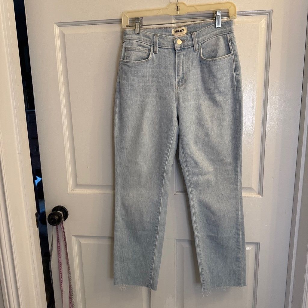 L'AGENCE Women's L'AGENCE Jeans, Size 25, Light Blue Size 25" / US 0 / IT 36 - 1 Thumbnail